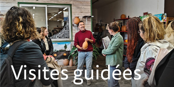 Visites guidées de notre atelier tous les mrdis de l'été!